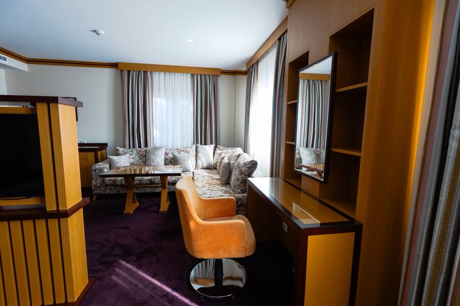 Suite with separate living area